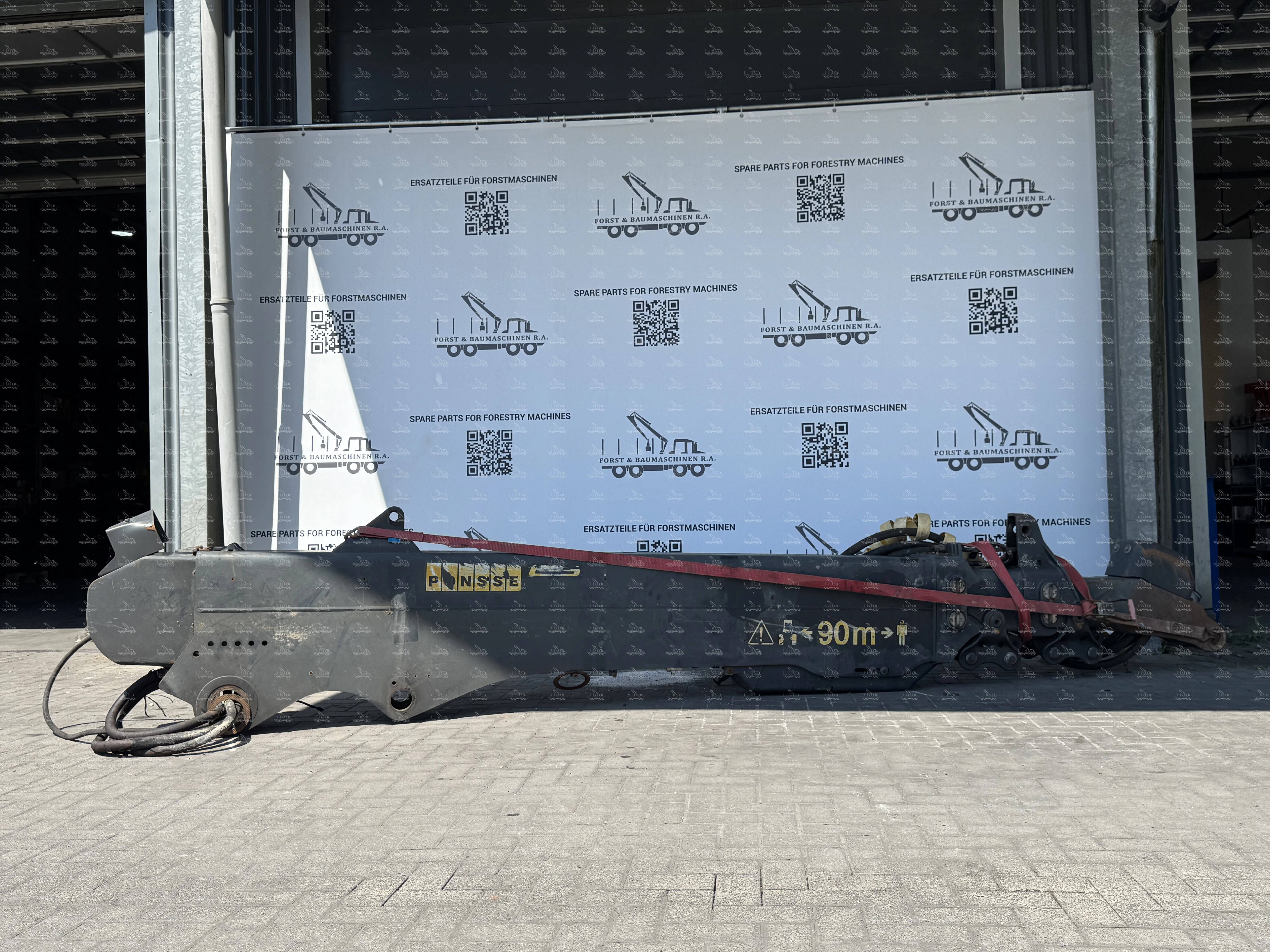 Luffing arm boom for Ponsse C6 C5 crane
