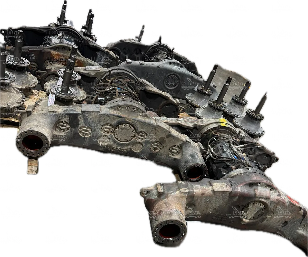 Bogie axles, complete or in individual parts