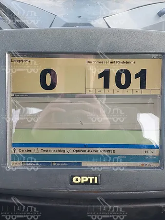 Ponsse Ergo 6W, year of manufacture 2007, harvester with saw unit H73 and crane HN125