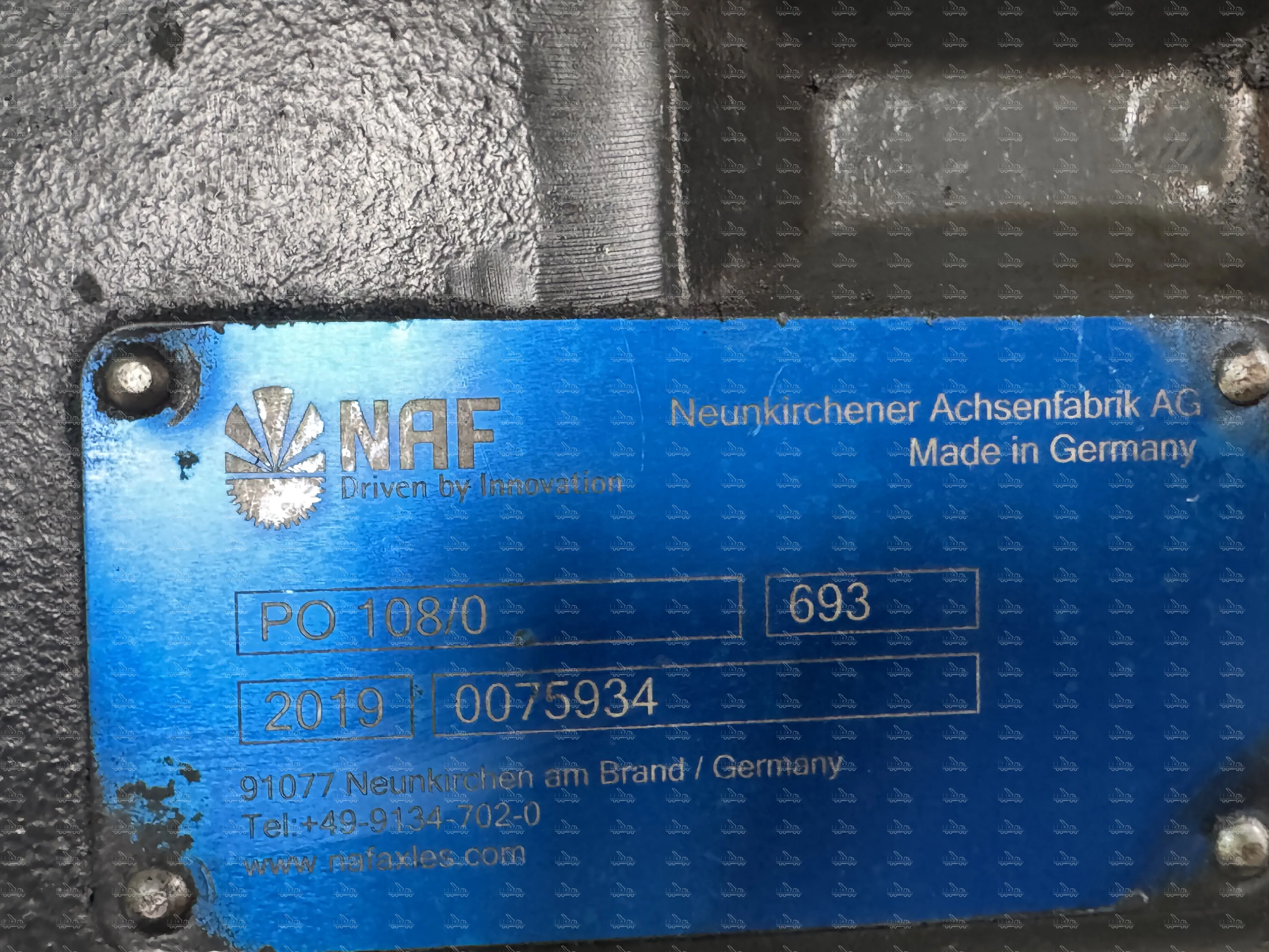 Ponsse Ergo Verteilergetriebe NAF PO108/0 0075934 Forstmaschine