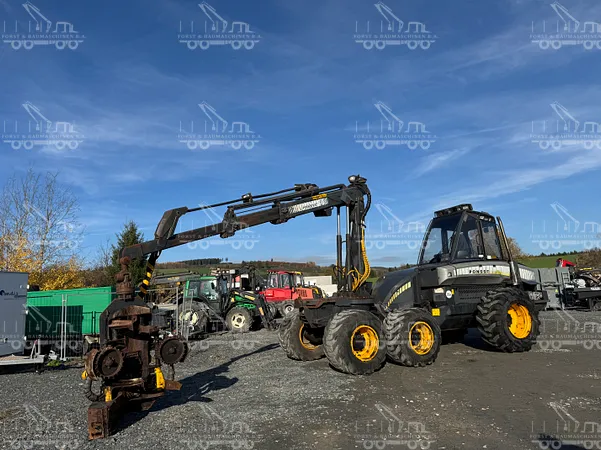 Ponsse Ergo 6W, year of manufacture 2007, harvester with saw unit H73 and crane HN125