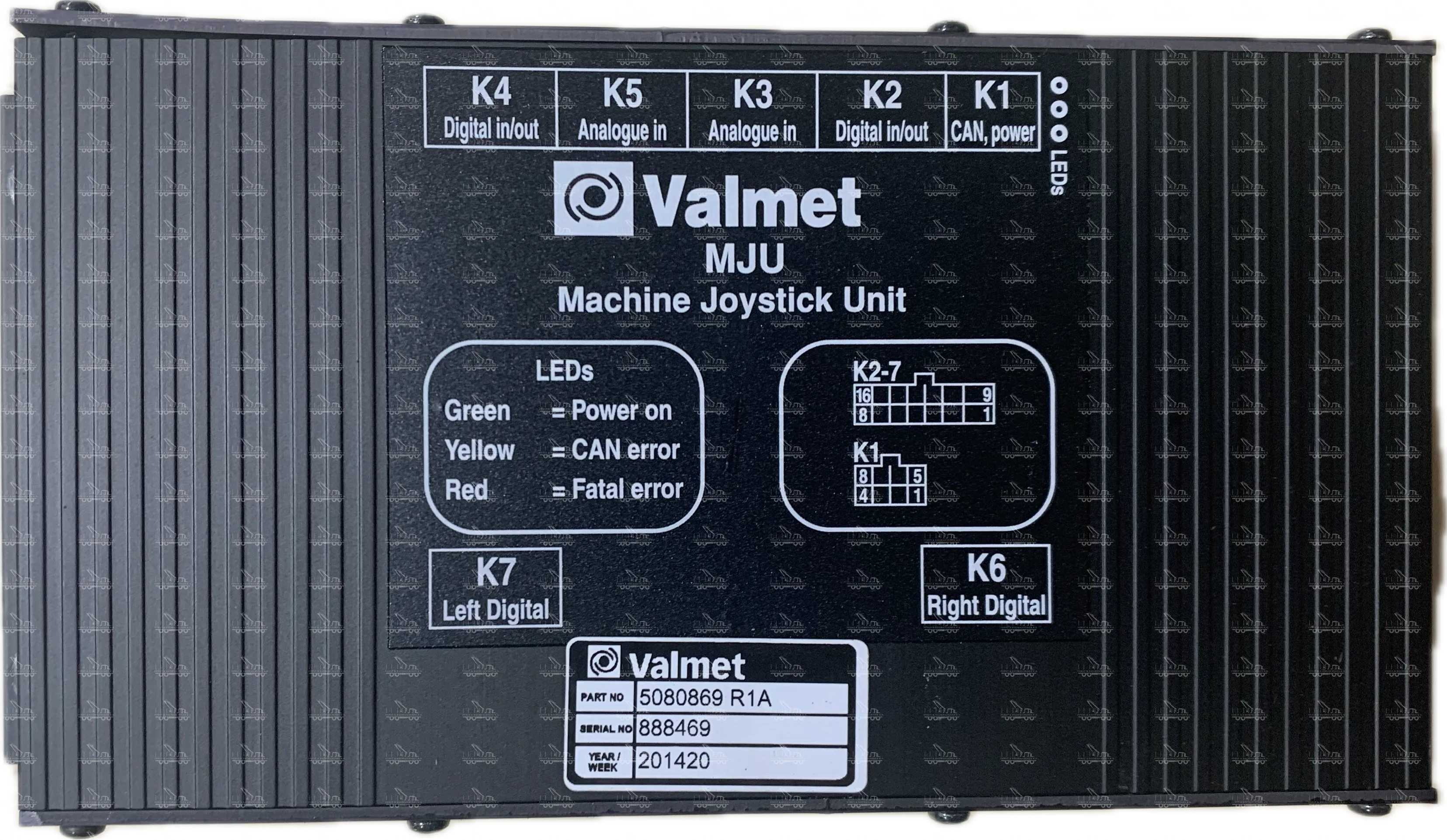 Joystick control unit Komatsu Valmet MJU 5080869 / 5044018