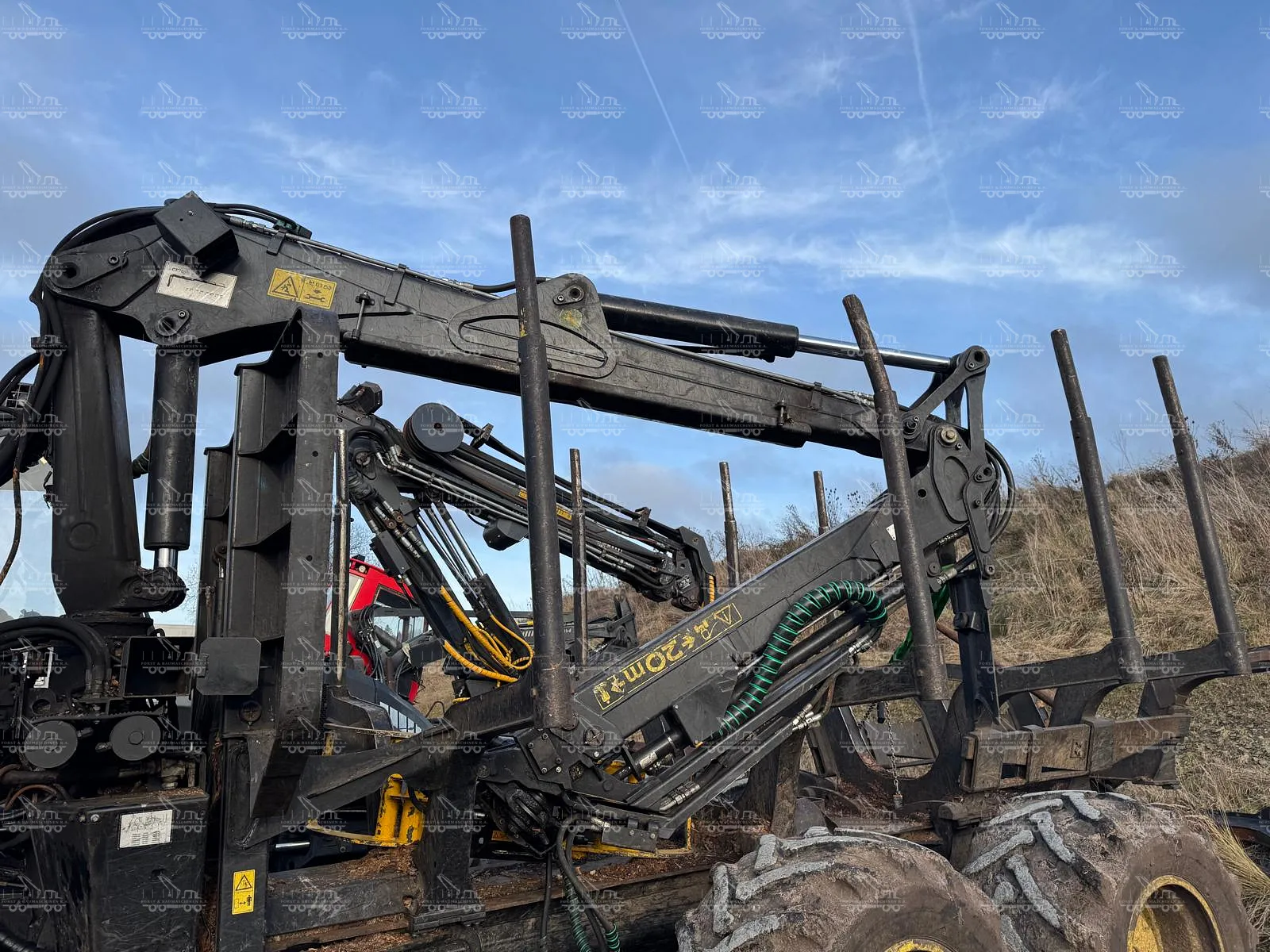 John Deere 1210G with CF7 crane